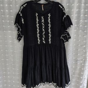 FREE PEOPLE EMBROIDERED DRESS